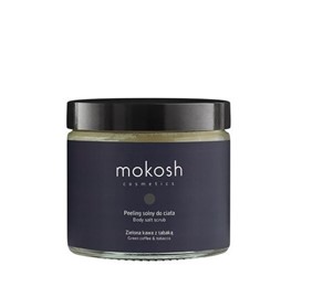 Mokosh - peeling solny do ciała - zielona kawa z tabaką - 300g