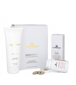 Utsukusy Exobody Daily Care Set Slim Elixir - zestaw do pielęgnacji ciała - 200ml + 60 kapsułek