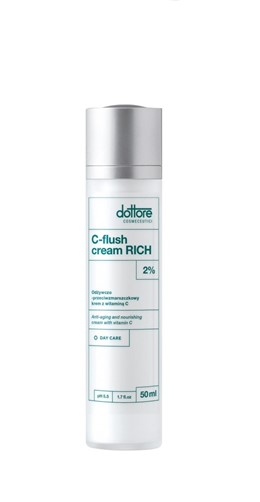 Dottore C-Flush Cream Rich - odżywczo-przeciwzmarszczkowy krem z witaminą C - 50ml