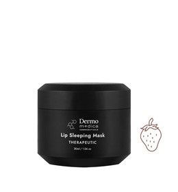 Dermomedica Lip Sleeping Mask Strawberry - terapeutyczna maska do ust - 30g