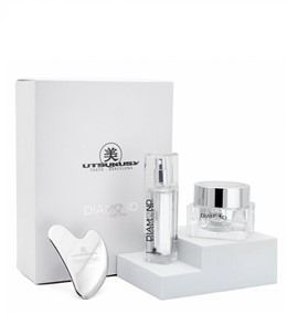 Utsukusy Diamond Daily Care Kit - zestaw liftingujący - 30ml + 50ml + Gua Sha