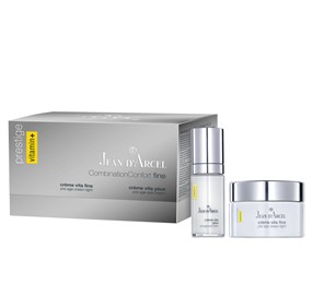 Jean d'Arcel Prestige Vitamin + Combination Confort Nutritive - zestaw odżywczych kremów do twarzy