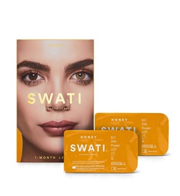 Swati Coloured Lenses 1-Month - Honey