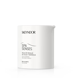 Skeyndor Spa Senses Soy&orange Massage Oil - świeca do masażu soja i pomarańcza - 200g
