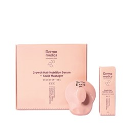 Dermomedica Growth Hair Nutrition Serum + Scalp Massager - serum + masażer do skóry głowy - 60ml + 1szt.