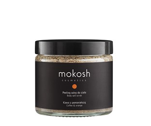 Mokosh - peeling solny do ciała - kawa z pomarańczą - 300g