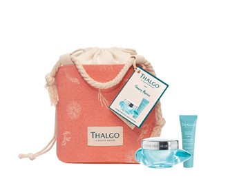 Thalgo Hydration Routine Source Marine - zestaw nawilżający - 50ml + 10ml + worek