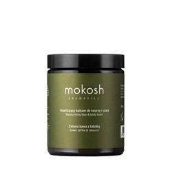 Mokosh - nawilżający balsam do twarzy i ciała - zielona kawa z tabaką - 180 ml