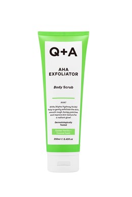 Q+A AHA Exfoliator Body Scrub - peeling do ciała - 250ml