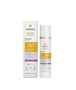 Sesderma Repaskin Urban 365 Anti-Aging (SPF50) - przeciwstarzeniowy krem ochronny - 50ml