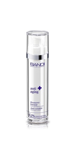 Bandi Anti Aging Anti-Wrinkle Treatment Cream - kremowa kuracja przeciw zmarszczkom - 50ml, ochrona antyoksydacyjna, krem z retinolem
