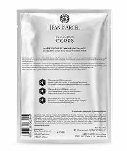 Jean d'Arcel Masque pour les mains niacinamide - Maska do dłoni z niacynamidem w formie rękawiczek