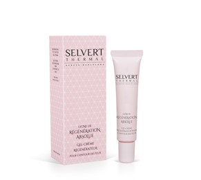 Selvert Thermal Regenerating Eye Contour Gel-Cream With Snail Protein Extract - żel pod oczy - 15ml