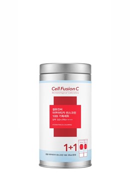 Cell Fusion C Aquatica Sunscreen 100 SPF 50+ / PA ++++ - krem z wysoką ochroną przeciwsłoneczną dla skóry suchej i wrażliwej - 2x35ml