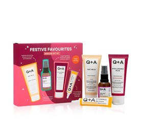 Q+A Festive Favourites - zestaw do pielęgnacji twarzy - 75ml + 30ml + 75ml + 15ml