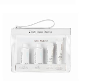 Diego dalla Palma Icon Time Travel Kit - zestaw przeciwstarzeniowy - 50ml + 50ml + 5ml + 15ml + kosmetyczka