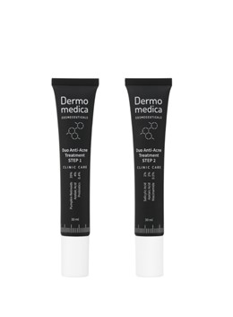 Dermomedica Duo Anti-Acne Treatment Step 1+2 - dwuetapowa kuracja przeciwtrądzikowa - 2x30ml