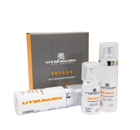 Utsukusy Energy Daily Care Kit - zestaw energetyzujący dla mężczyzn - 30ml + 50ml + 15ml