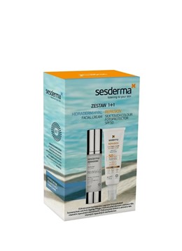 Sesderma Hidraderm Hyal Crema Facial + Repaskin Silk Touch Color Fotoprotector (SPF50) - 2x50ml