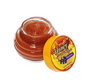 Holika Holika Honey Sleeping Pack - Blueberry - całonocna maseczka z miodem i jagodami - 90ml