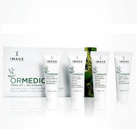 Image Skincare Ormedic Travel Trial Kit - zestaw dla skór wrażliwych, podrażnionych, po zabiegach - 4x7ml
