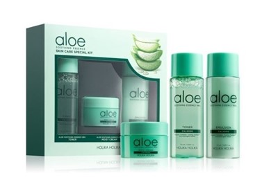 Holika Holika Aloe Soothing Essence Skin Care Special Kit - zestaw pielęgnacyjny