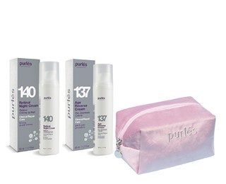 Purles 137+140 Set - zestaw anti-aging - 50ml + 50ml + kosmetyczka gratis
