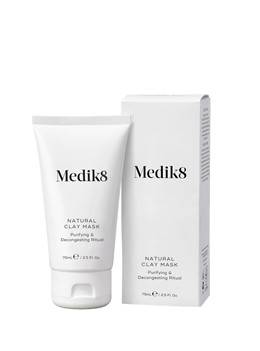 Medik8 Natural Clay Mask - intensywnie oczyszczająca maseczka dla skóry problematycznej - 75ml