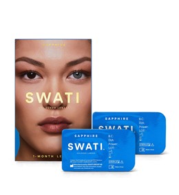 Swati Coloured Lenses 1-Month - Sapphire